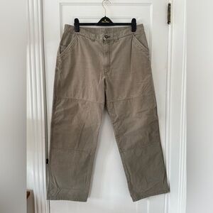 Vintage Patagonia double-knee cotton canvas pants, size men's 38